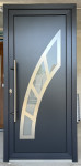 NOVO!1000x2100 PVC VRATA SALAMANDER/ANTRACIT-BELA/BERI OPOMBE!!