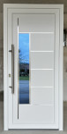 NOVO!1000x2100 PVC VRATA SALAMANDER/BELA/INOX ROČAJ - BERI OPOMBE!!