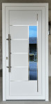 NOVO!1000x2100 PVC VRATA SALAMANDER/BELA/INOX ROČAJ - BERI OPOMBE!!