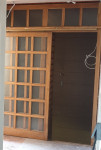 Masivna hrastova drsna vrata 197cm x 249cm