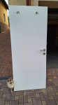 Notranje vratno krilo belo 85x200 cm s kljuko leva