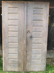Stara lesena vrata 121 x 185 cm