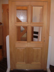 Vrata notranja ali vhodna iz masivnega lesa