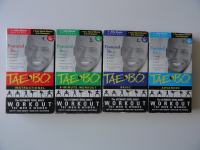 TAE BO INSTRUCTIONAL, WORKOUT FOR MEN AND WOMEN, 4 VHS V KOMPLETU