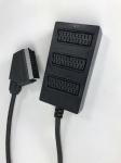 Priključni avdio/video skart kabel z skart razdelilcem 1/3