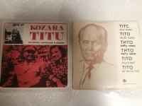 Gramofonski plošči - TITO MED NAMI, KOZARA TITU , JUGOSLAVIJA, SFRJ