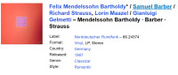 Lorin Maazel - Mendelssohn Bartholdy ∙ Barber ∙ Strauss