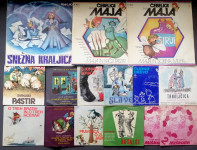 PRAVLJICE na vinilkah 16 zgodb na12 malih singlih in treh LP-jih