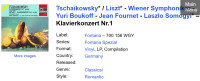 Tschaikowsky* / Liszt* - – Klavierkonzert Nr.1