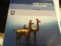 VINIL LP MUSICAL MYSTERIES OF THE ANDES CENA 15 EUR TEL 070 604 547
