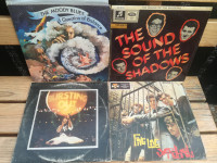 Yardbirds, Shadows, Jethro Tull, Moody Blues