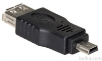 Adapter Akyga USB/miniUSB