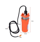 Solarna tlačna vodnjak cevna črpalka za DC 12V 100W