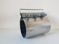 INOX reparaturna objemka Ø140 mm – trdna in kvalitetna, samo 10 €
