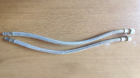Priključna gibljiva cev za vodo, 40 cm, 2 kom