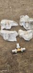 Material za vodovod komplet - novi aluplast fitingi + varnostni ventil