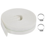 vidaXL Ploščata cev 50 m 1,5" PE