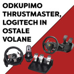 Odkup Igralnih Volanov - Logitech, Thrustmaster, ...