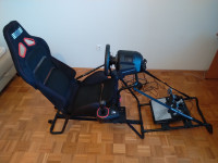 Volan Thrustmaster T-GT II + T-LCM +shifter+ cockpit NLR GT pro PS5/PC