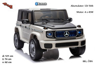 Otroški avto Mercedes EQG - J2088 (črn, bel) Bluetooth
