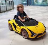 Igrača otroški avto LAMBORGHINI SIAN na akumulator, licenčni
