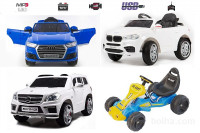 OTROŠKI ELEKTRIČNI AVTOMOBILI-GO KART-BMW-AUDI-MERCEDES