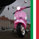 Otroški skuter Vespa (moder,rdeč,črn,roza) NOVO!!! Na obroke - LEANPAY