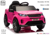 Roza Land Rover Discovery DLS-K06, akumulator 12V, FM radio, Bluetooth