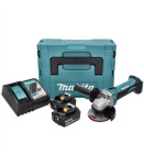 MAKITA DGA452RGJ Akumulatorski kotni brusilnik 18V, 115mm, SET