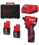 MILWAUKEE M12 BLIDRC-202C Akumulatorski udarni vijačnik (2x 2,0 Ah + p