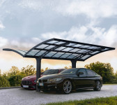 Aluminijasti dvojni nadstrešek za avto Arizona Breeze 5000 Antracit 49