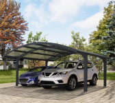 Aluminijasti dvojni nadstrešek za avto Arizona Wave 5000 Antracit 495