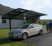 Aluminijasti nadstrešek za avto Arizona Breeze 5000 Antracit 495x290x2