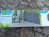 Markiza (ni tenda) - samostoječa, antracitne barve 300cmx160cm nova