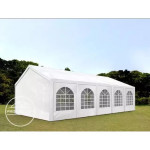 Paviljon profesionalni 10x4m bela s stranicami PE 350g/m2