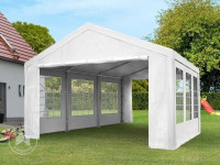 Paviljon profesionalni 3×4 m bela s stranicami PE 350g/m2