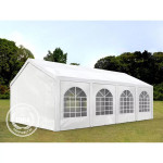 Paviljon profesionalni 8x4m bela s stranicami PE 350g/m2
