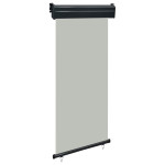 vidaXL Balkonska stranska tenda 80x250 cm siva