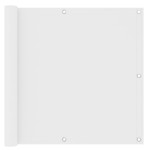 vidaXL Balkonsko platno belo 90x500 cm oksford blago