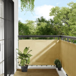 vidaXL Balkonsko platno peščeno 90x500 cm 100 % poliestrski oxford