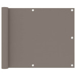 vidaXL Balkonsko platno taupe 75x300 cm oksford blago