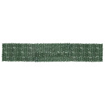 vidaXL Balkonsko platno s temno zelenim listjem 600x100 cm