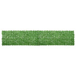 vidaXL Balkonsko platno z zelenim listjem 500x100 cm
