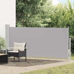 vidaXL Zložljiva stranska tenda 140 x 300 cm siva