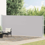 vidaXL Zložljiva stranska tenda za teraso 180x600 cm siva