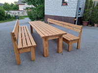 Lesena vrtna garnitura za 14 oseb -  EXTRA