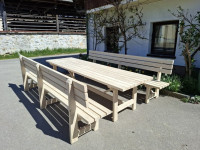 VRTNA GARNITURA - KAMNIK...2 m, 2,5 m in  3 m dolžine, nova, smreka