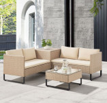 Vrtna garnitura Santorini za 4 osebe - VEČ BARV - Z DOSTAVO