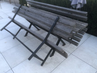 KOMPLET VRTNE MIZE in DVEH KLOPI