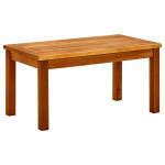 vidaXL Vrtna klubska mizica 70x40x36 cm trden akacijev les